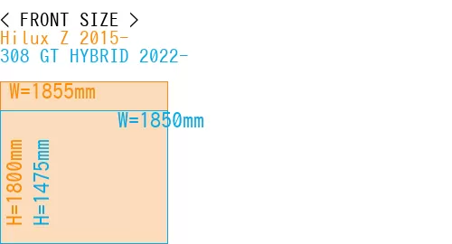 #Hilux Z 2015- + 308 GT HYBRID 2022-